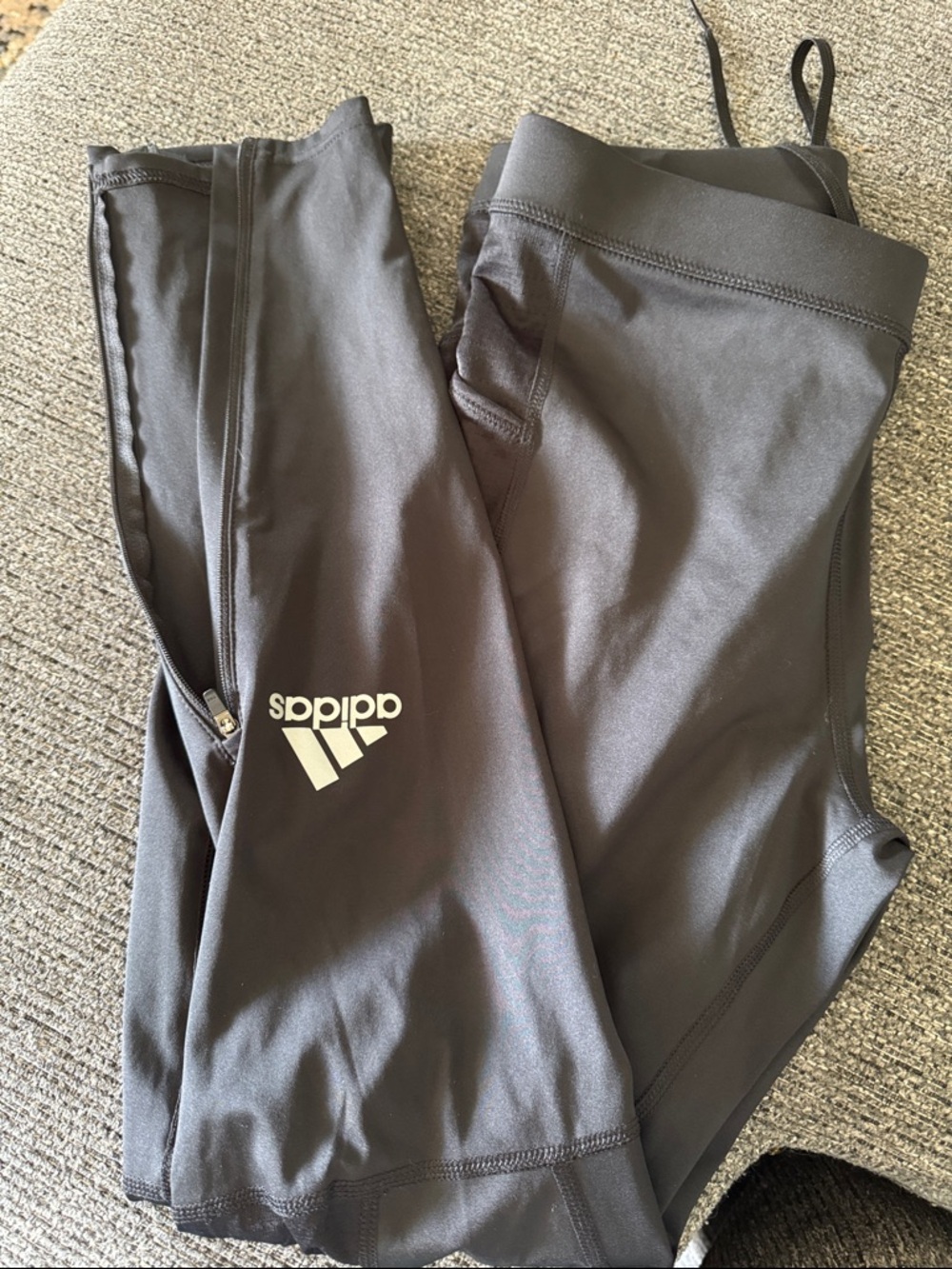 adidas Black men’s Running Leggings with Logo